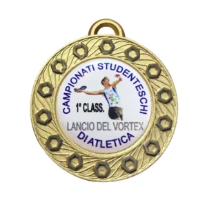 Medaglioni da premiazione con area centrale personalizzabile
