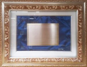 Targhe in cornice occasioni per premiazione eventi commemorativi Brescia Bergamo