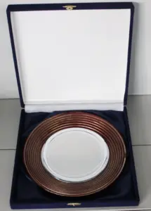 Piatto personalizzabile in astuccio