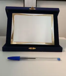 Targa personalizzabile in silver plated occasione